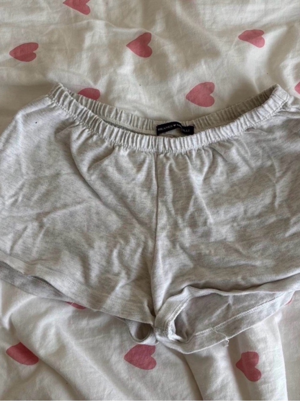 Brandy Melville Light Gray Lounge Shorts